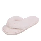 Wholesale High Quality Winter House Plush Warm Anti-slip Slippers