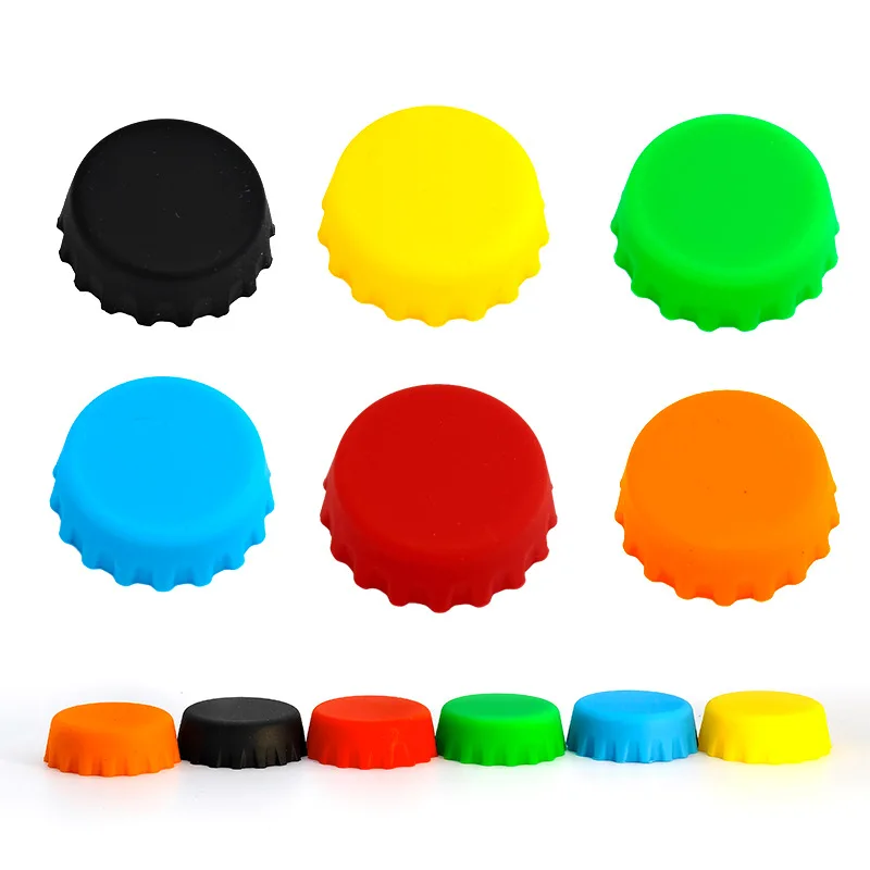 Creative Eco-friendly Silicone Bottle Caps Universal Fresh-keeping Lids for Wine Soy Sauce Drinkware Accessories Bar Essentials factory