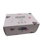 Cotton For Care OEM Square Cotton Pads Bamboo Charcoal Cotton Makeup Remover Pads For Skin Care