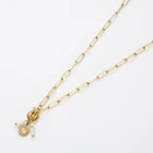 New Stainless Steel Necklace Lock Pendant Personalized Necklace Can Be Customized Design Accessories Factory Direct Sales