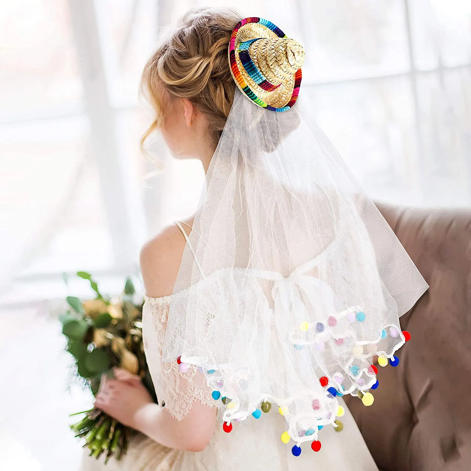 bridal sombrero