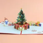 Birthday Greeting Cards Custom Bulk Pop Up Christmas Gift 3D Greeting Cards Happy Birthday Greeting Card