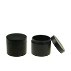 Black Jar Free Design 10ml 20ml 30ml 50ml 100ml 150ml 200ml Black Empty Frosted Pp Cream Jar Containers