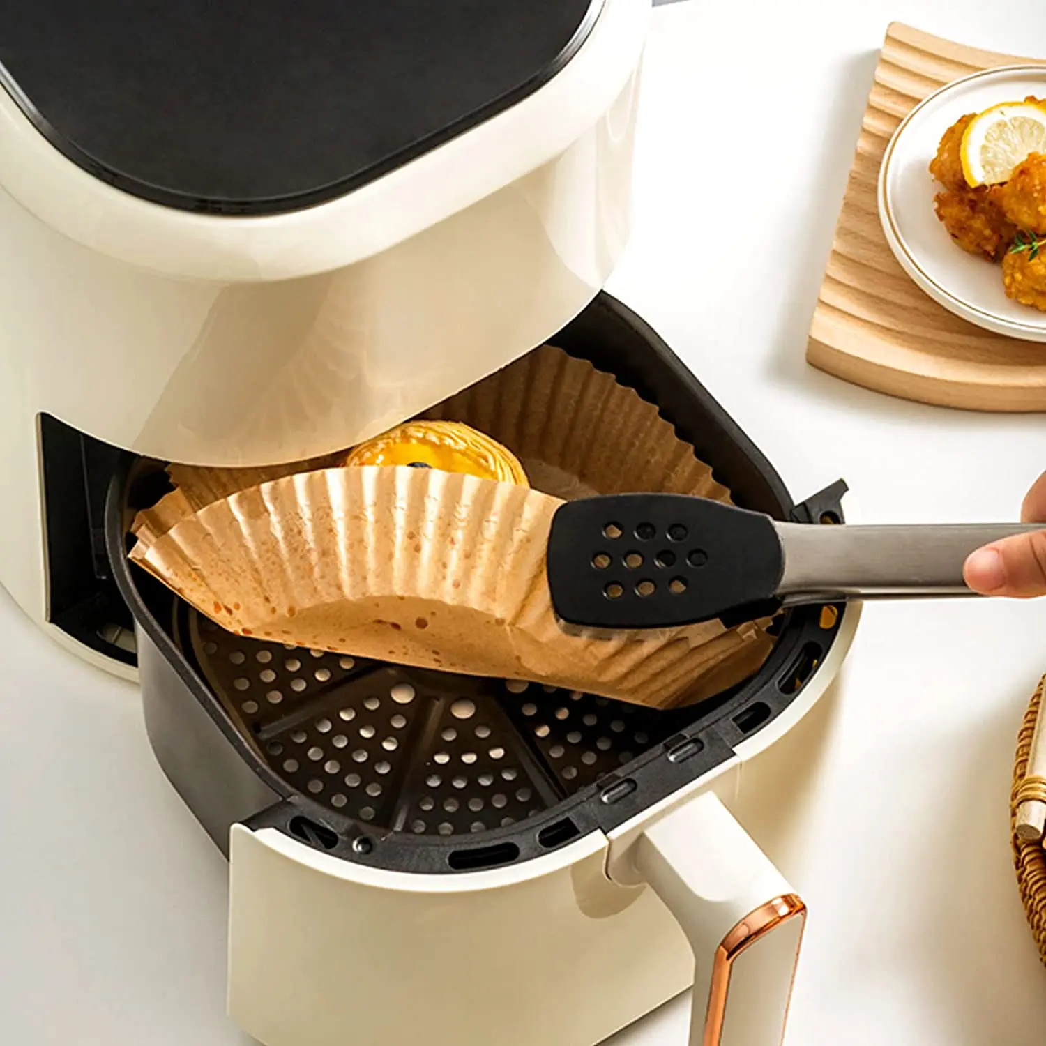 Air Fryer Disposable Liner 100pcs Nonstick Disposable Air Fryer Liners