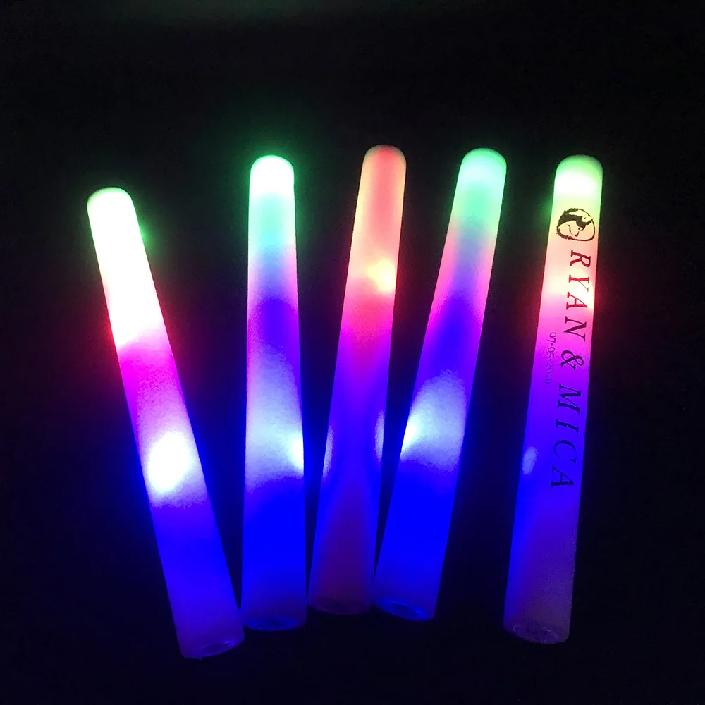 15 Colors Changing LED Glow Stick Flashing Light Stick for Party Concert Wedding 