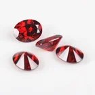 Loose Mix Color Wuzhou Oval Shape Loose Gemstone For Jewelry Making Oval Cubic Zirconia