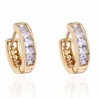 Earring Cz 2018 Fashion New Design Women Earring Gold Plated CZ Earring For Ladies