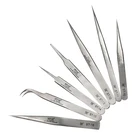 Wholesale False Eyelash Big Stainless Steel VETUS Tweezer HRC38 ST-10 ST-11 ST-12 ST-13 ST-14 ST-15 ST-16