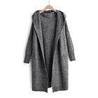 Cardigan Factory Sale New Style Loose Knit Long Oversized Coat Soft Hoodie Cardigan