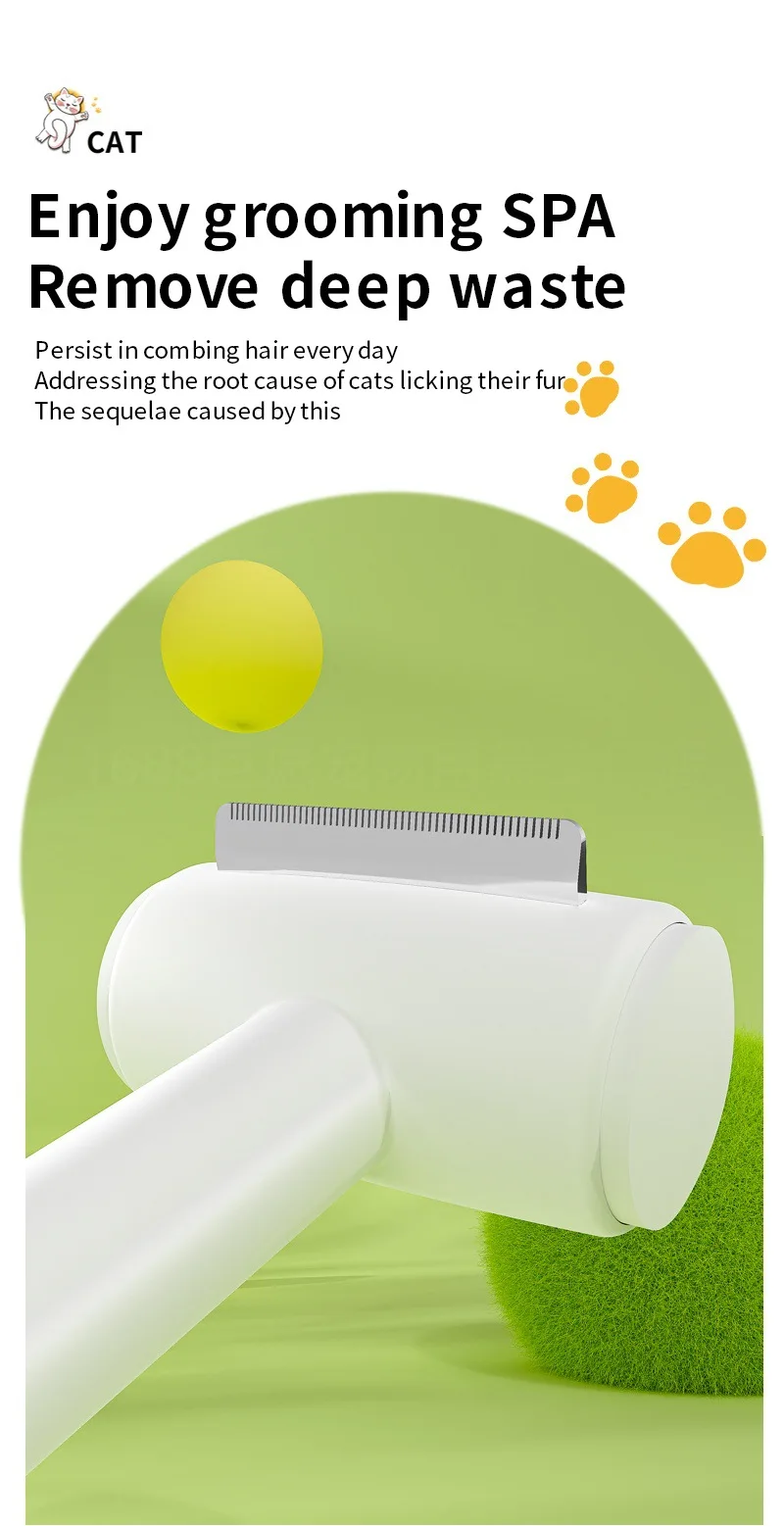 New 4-in-1 Pet Stainless Steel Close Tooth Brush for Cat and Dog Hair Removal Kit Pet Supplies details
