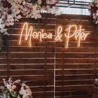 Sign Led Luminous Acrylic Board Customize Size LED Outdoor Neon Letter Sign For Party Wedding Decoration