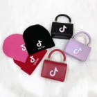 Fashion Tik Tok Purses And Handbags Set For Women Luxury Designer Winter Hats Socks And Hand Bags Set Ladies