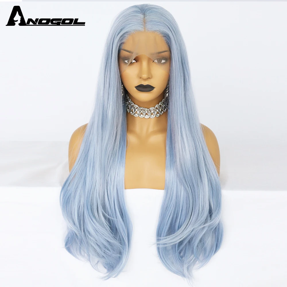 blue wig transparent