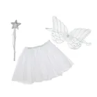 Girl Skirt Girls Girl Princess Children Retail Elegant Angel Tutu Skirt Set With Butterfly Wings And Star Wand