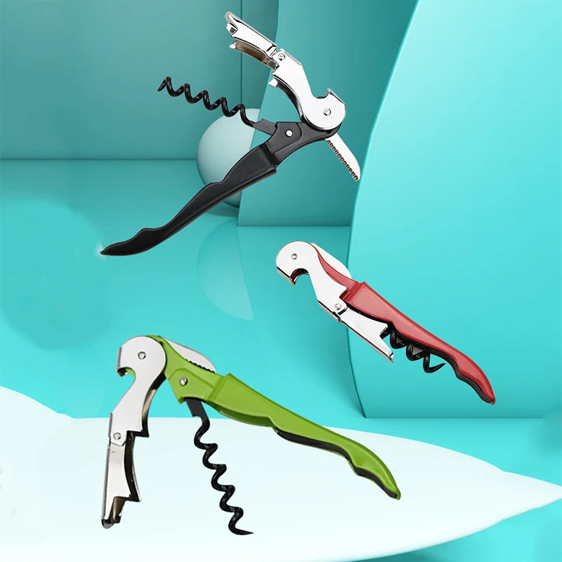 Business Promotion Multifunction Beer Stainless Steel Can Opener Wedding Party Corkscrew Kitchen Accessories