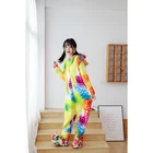 Winter Pajamas Wholesale Colorful 1 Piece Women Sleepwear Sets Girls Winter Slipper Plus Size Pajamas
