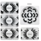 Eyelash Mink Eyelash Fast Shipping 7 Pairs Curl U Set Custom Box 3d False Cheap Price Soft Mink Eyelash Vendor