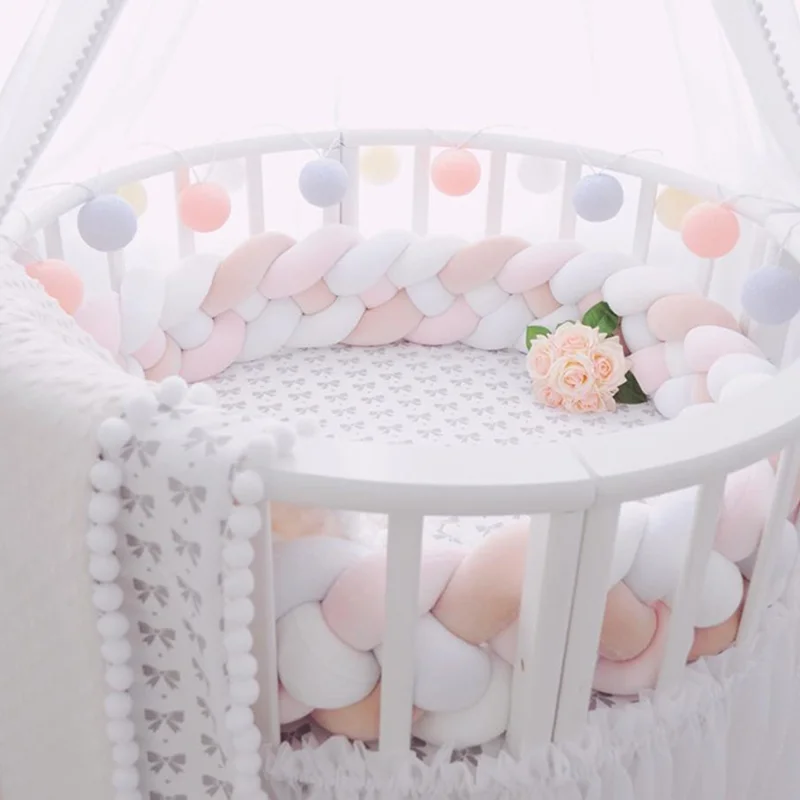 woven crib bumper