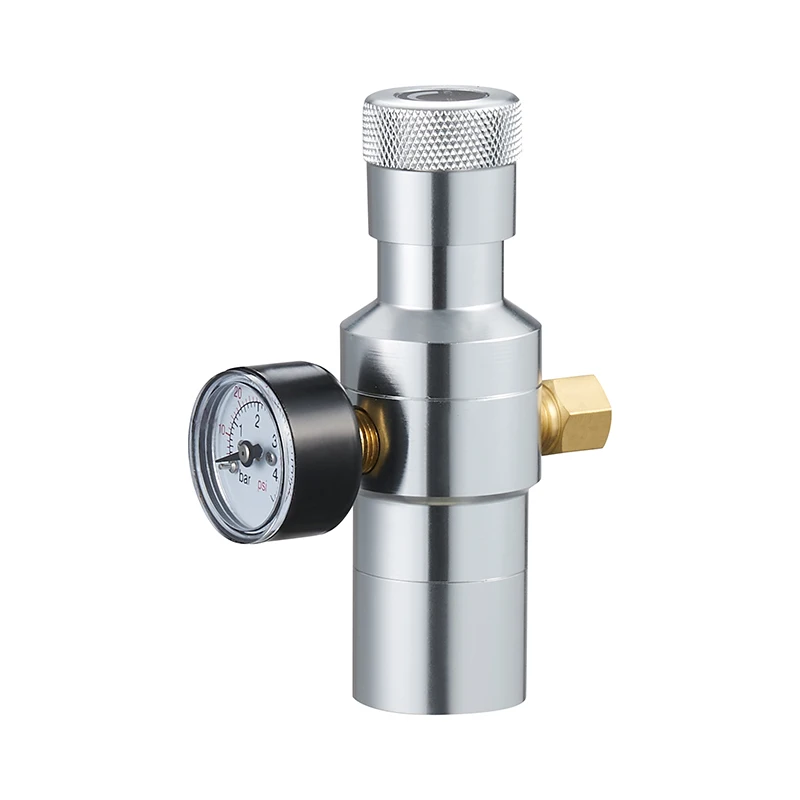 8 thread adapter gas ball lock quick disconnect for homebrewing beer keg charger co2 dispenser keg mini regulator 0 30 psi-4