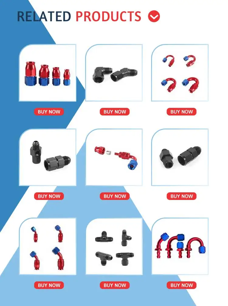 Swivel Fuel Fitting 10AN Female Swivel To 5/8" Hose Barb 90 Degree Fuel Adapter - Black, Performance Part 8 An 90 Degree Fitting