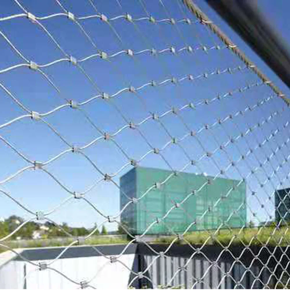 stainless steel wire rope mesh fence made in china