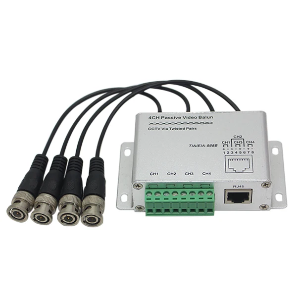 4ch passive utp video balun