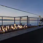 Fire Fire Glass Modern Outdoor Rectangular Fire Pit Tempered Glass Fire Pit Kit