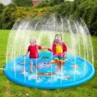Sea Pvc Customized Watersports Sea Inflatable Mat Outdoor Pad Toddler Toys Sprinkler Summer Bag Splash Pad