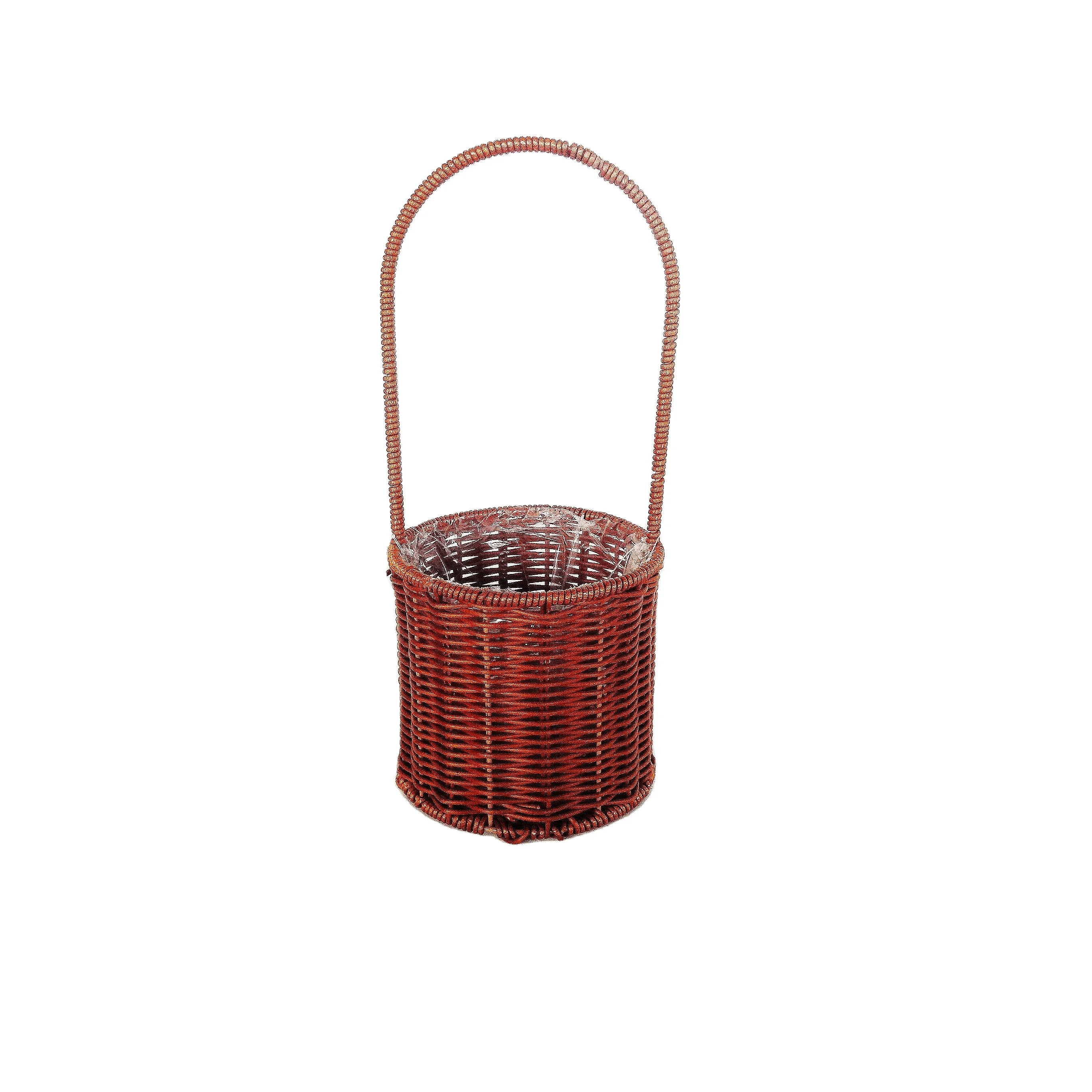 picnic basket new design rectangular empty wicker picnic basket