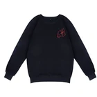 Black Hoodies Black Sweatshirts High Quality Black Custom Embroidered Hoodies Sweatshirts
