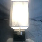 Brushed Nickel Comfort Inn Brushed Nickel Wall Lamp With Fabric With UL CUL For Hotel Guestroom