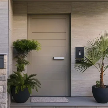 AlUFRONT Main Doors Designs Aluminum With Glass Aluminium Doors and Windows Aluminium Pivot Door for House