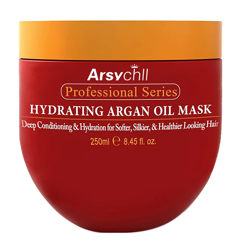 Hair Care Wholesale Natural Vegan Morocca Argan Oil Hair Mask Treatment Private Label Moisturizing Reparing Dry or Dmaged Hair