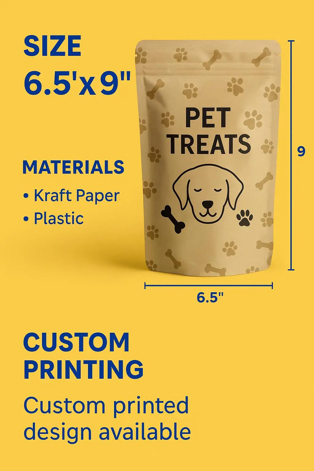 Resealable Stand Up Pouch for Pet Treats and Snacks - detail 6