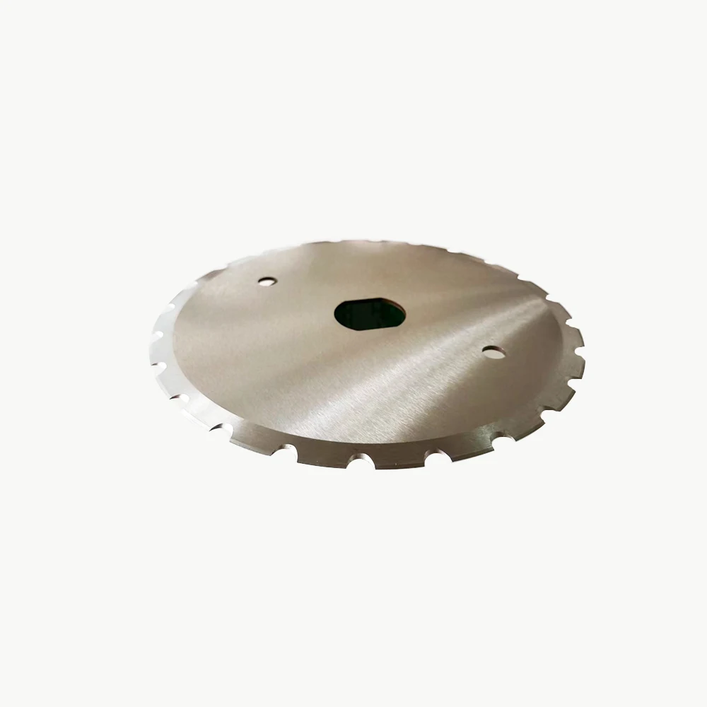Auman Machinery Specular Surface Salmon Fish Cutting 105mm Round Blade for Report & Video Inspection manufacture