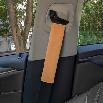 Car Seat Safety Belt Cover with Soft Shoulder Strap Interior Accessories Vehicle Pad Cover Driving Soft Comfortable