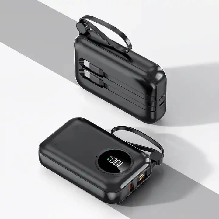 UUTEK Most Selling Product in alibaba Power Bank 10000mAh with Cables PD 20W Super Fast Charging Power Banks & Power Station