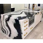 Marble Kitchen Countertop Marble Prefab Worktops Counter Top Home Panda White Marble Kitchen Countertops