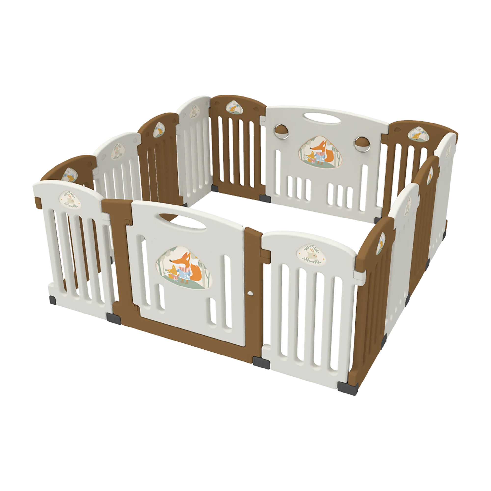 120*120*65 Kids Fence for Infants Toddlers Arkmiido Baby Playpen Sturdy Safety Play Yard with Super Soft Breathable Mesh Indoor & Outdoor Kids Activity Center with Anti-Slip Base