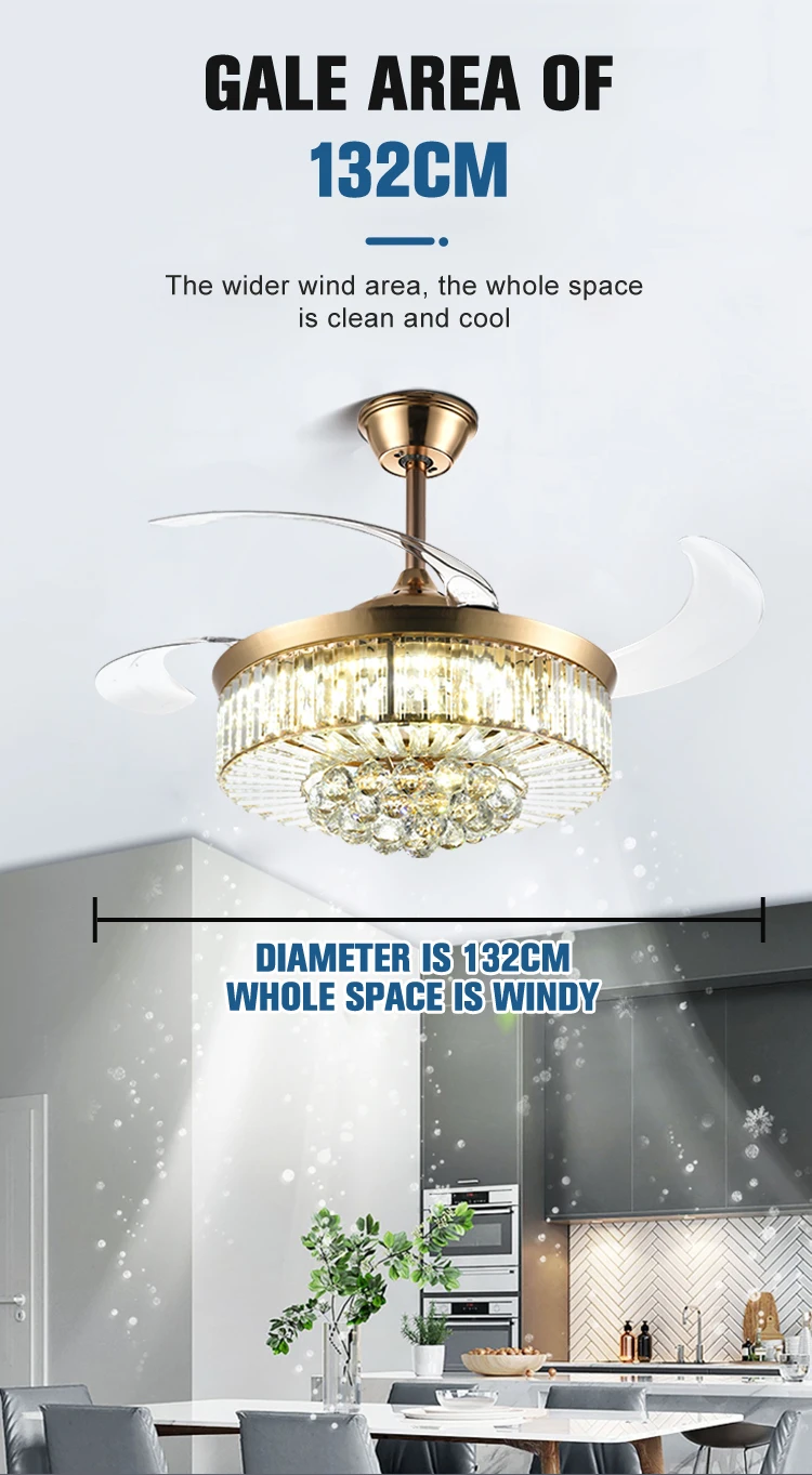 Ceiling Fan, LED, AC110_240V, 55W - detail 4