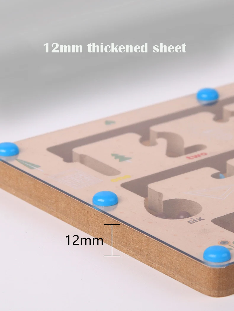 CPC CE Koralik magnetyczny Zabawka labirynt Puzzle Board Montessori Dziecko Wczesna edukacja Sterowanie piórem Zabawki szkoleniowe dla dzieci Chłopcy Dziewczęta dostawca