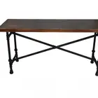 Home Furniture Metal Frame Wood Writing Desk Table Industrial Pipe And Wood Writing Table Design Computer Table
