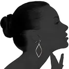 Gold Leaf Earrings Hot Selling Stainless Steel Female Jewelry 14K Gold Plated Hollow Leaf Earrings