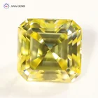 Gems Gemstone AAA Gems Vvs Colored Fancy Shape Loose Gemstone Yellow Moissanite Loose
