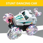 Toy Car Car 4WD Radio Control Toy 360-degree Flip Stunt Car Remote Control Dancing Car Toy