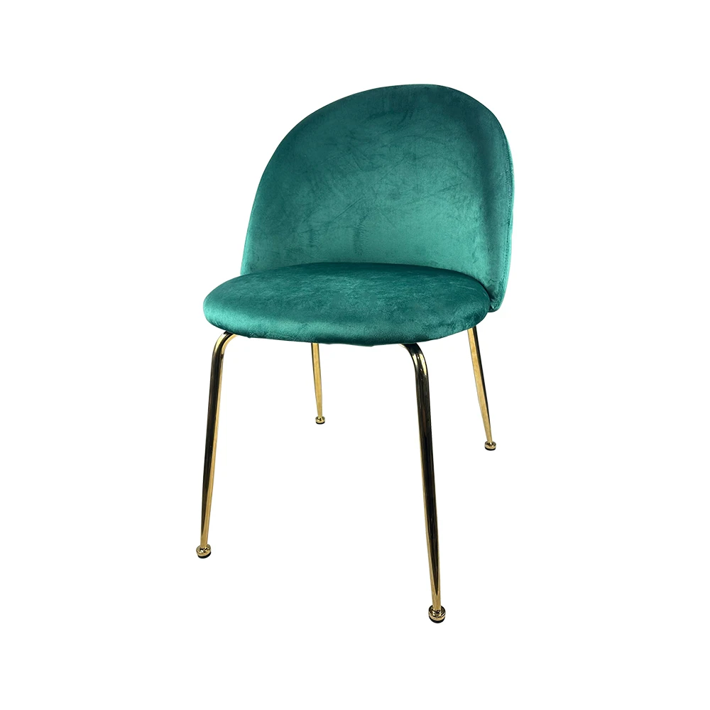 Nordic Modern Upholstered Velvet Dining Chairs Restaurant Chair