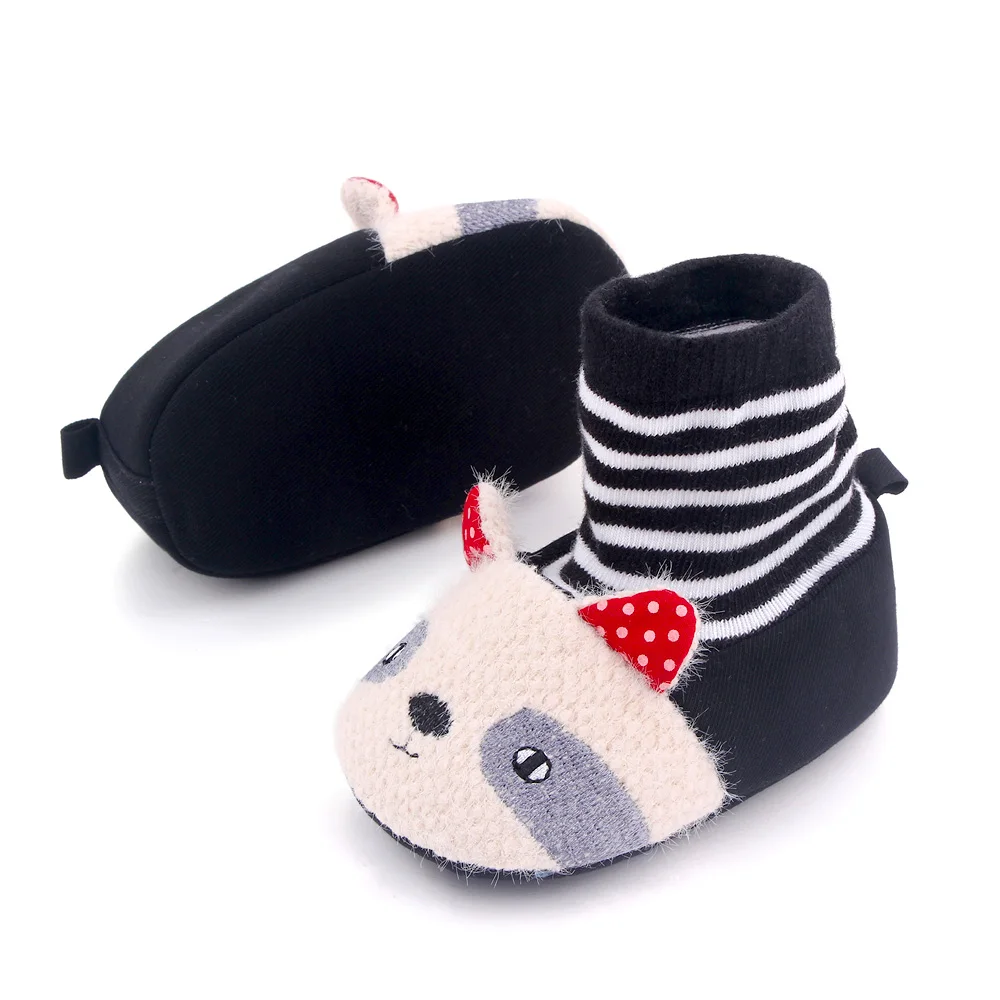 Autumn and Winter New Baby Cute Cartoon Animal Infants Soft Soled Indoor Warm Socks Toddler Shoes supplier