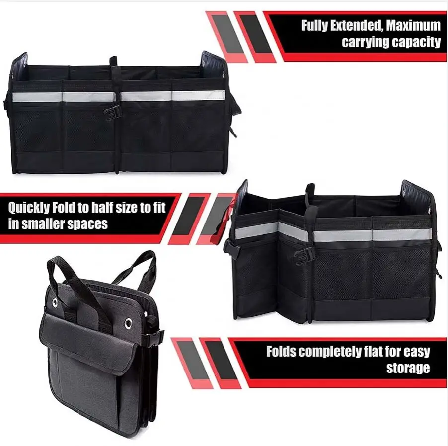 New Design High-capacity Outdoor Camping Multifunctional  Waterproof  Foldable Storage Box For Car