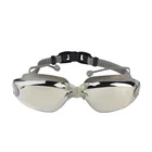 Customized Adult Silicone Plated Anti-fog Best Swimming Goggles 2019