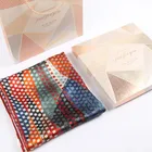 Silk Scarf Wholesale Large Printed Square Printed Satin Silk Scarf Shawl With Logo